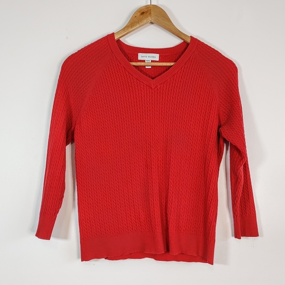 Vintage Red Sweater - Picture 7 of 10